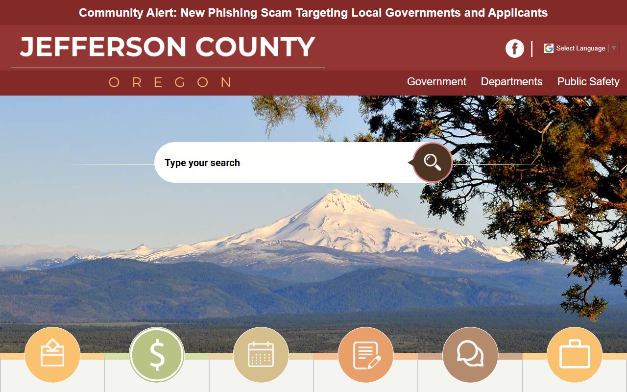 Jefferson County government website with links to divorce decree services